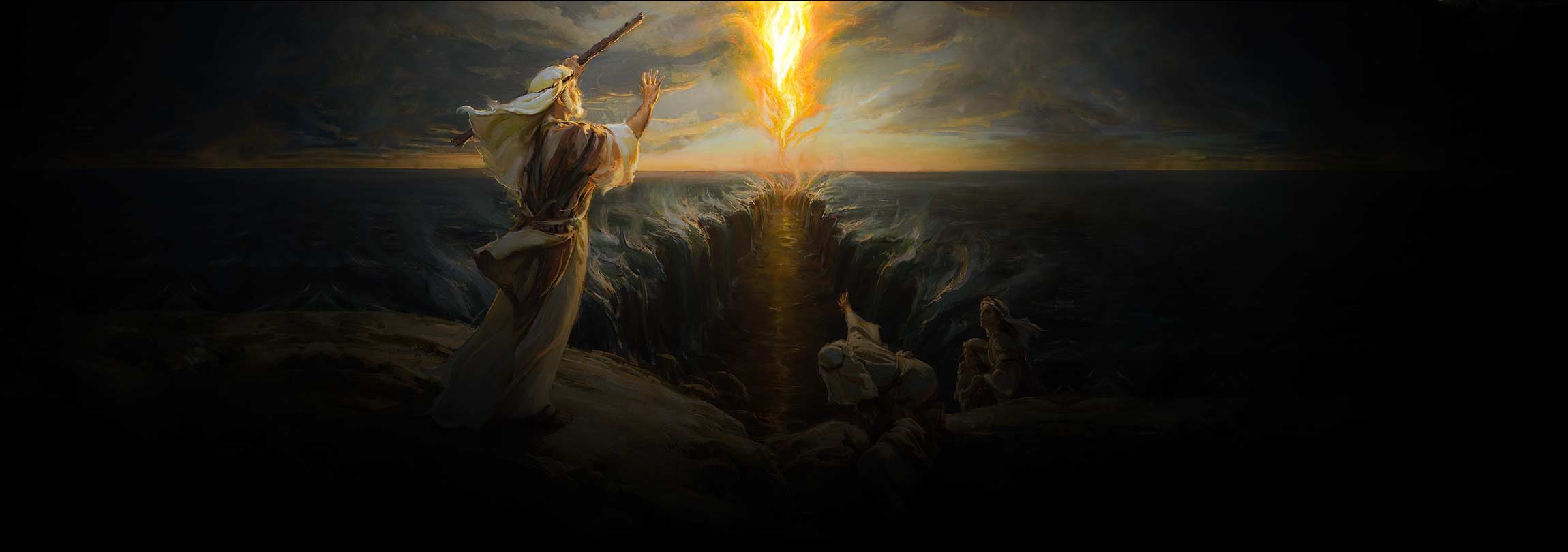 Até as águas se abrem diante da Eucaristia