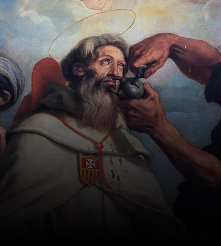 O santo que teve a boca trancada com um cadeado