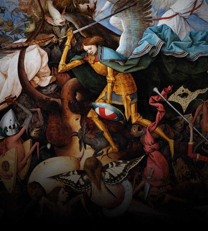 “Vi Satanás cair do céu como um raio”