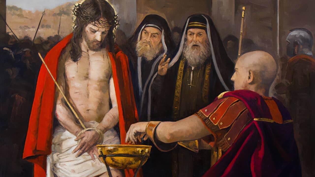 As duas últimas cenas do julgamento de Jesus em São João