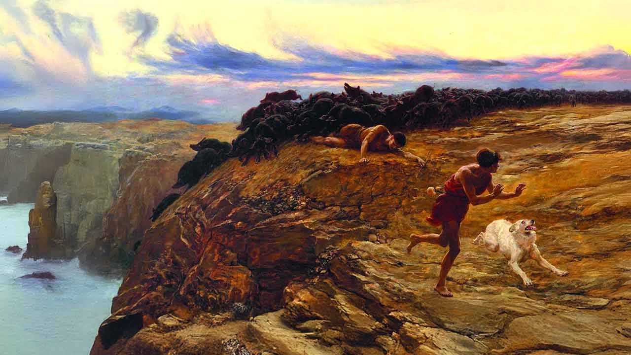 Expulsaram Jesus em troca dos porcos