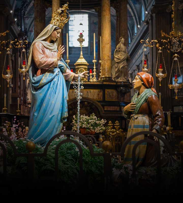 A aparição de Nossa Senhora de Caravaggio