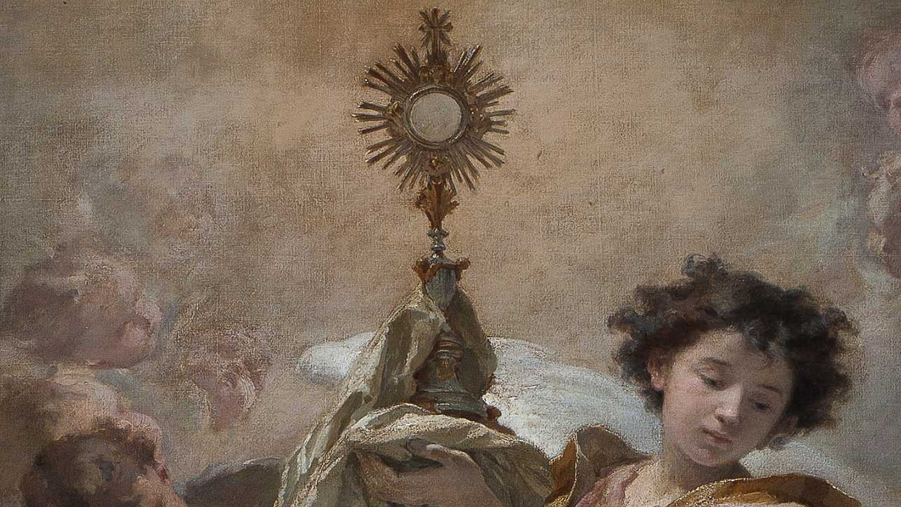 A visita ao Santíssimo Sacramento