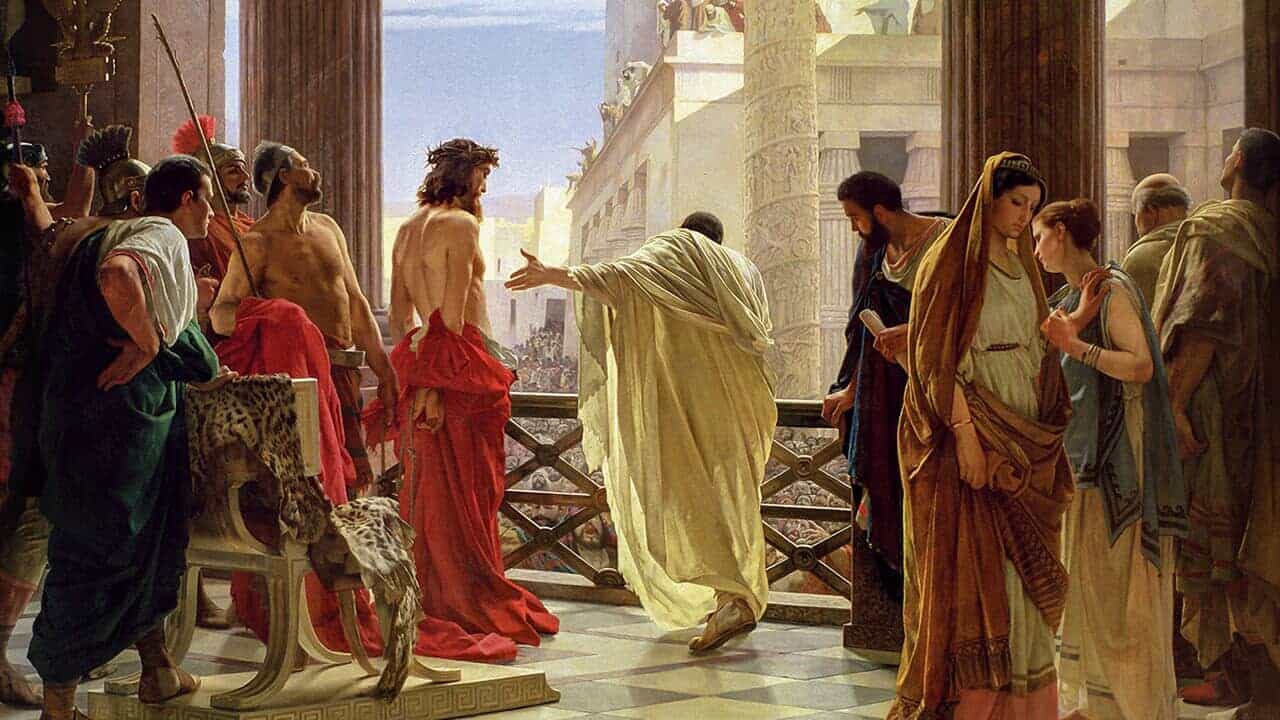 As cinco cenas iniciais do julgamento de Jesus em São João