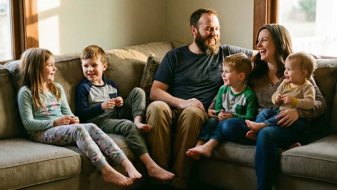 Amor ao marido e aos filhos