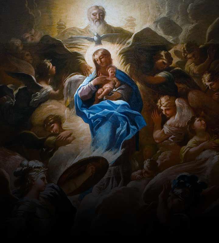 As luminosas orações para a festa da Conceição