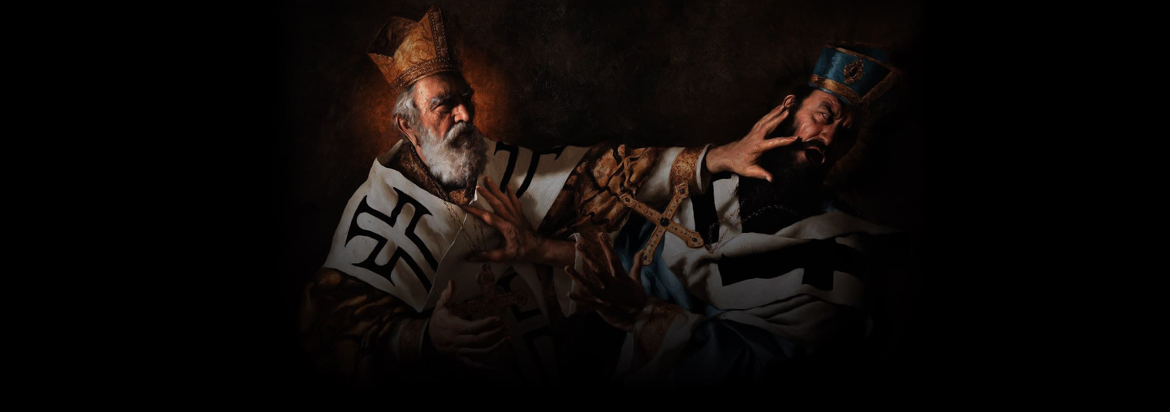 O dia em que um herege apanhou de São Nicolau