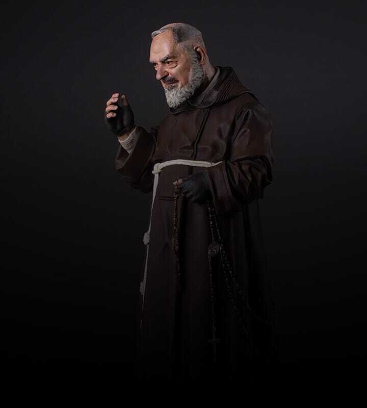 Um santo do nosso tempo, uma escultura para sua casa