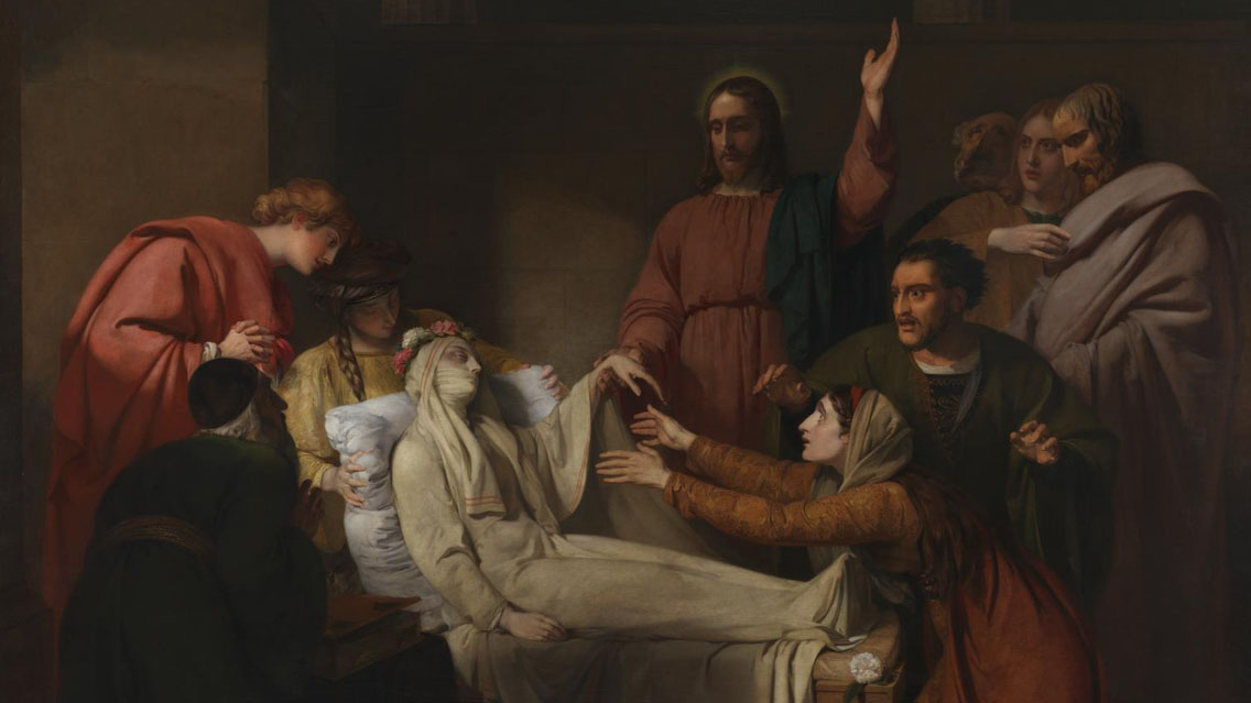 Jesus ressuscita a filha de Jairo