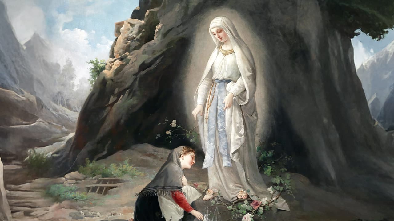 A aparição de Lourdes e o Santo Terço
