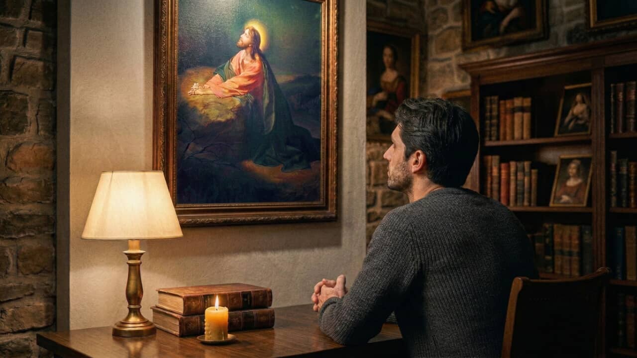 O poder terapêutico da agonia de Jesus no Horto