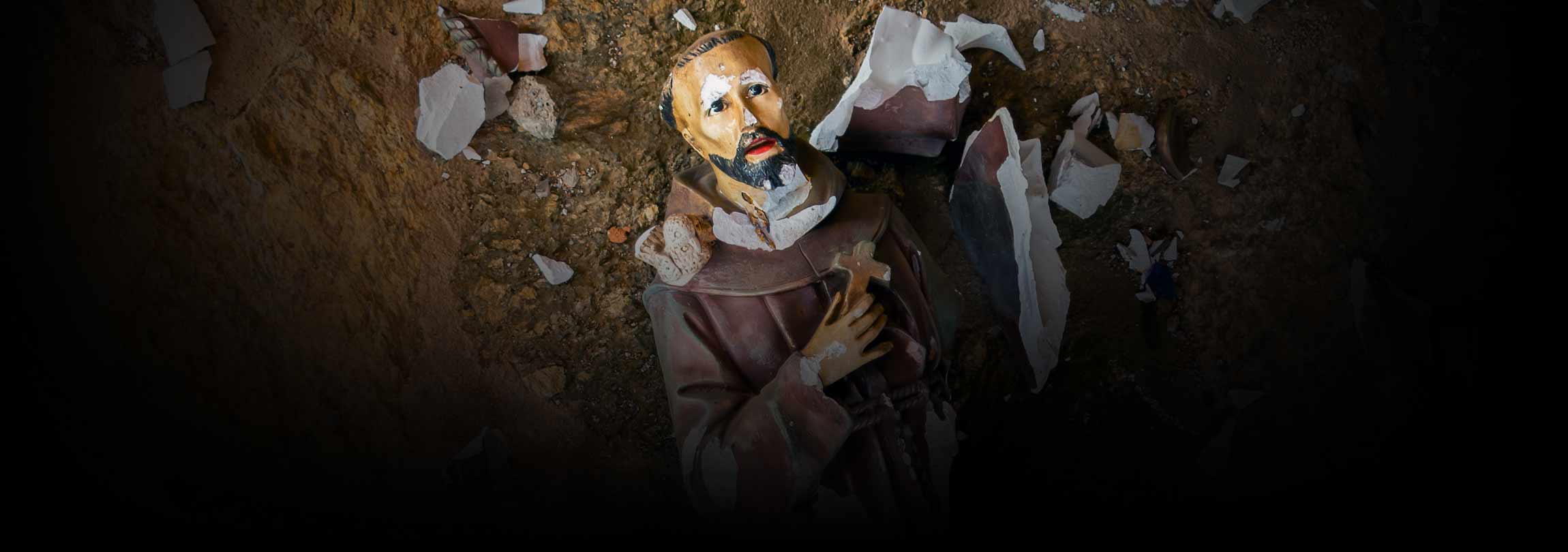 O que fazer com meu santinho quebrado?