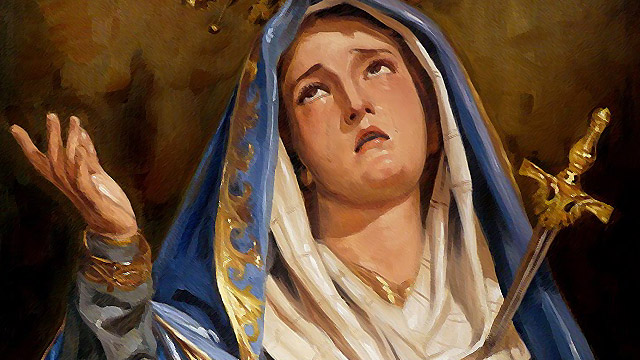 Memória de Nossa Senhora das Dores - Consagrados da Virgem, consagrados na Cruz