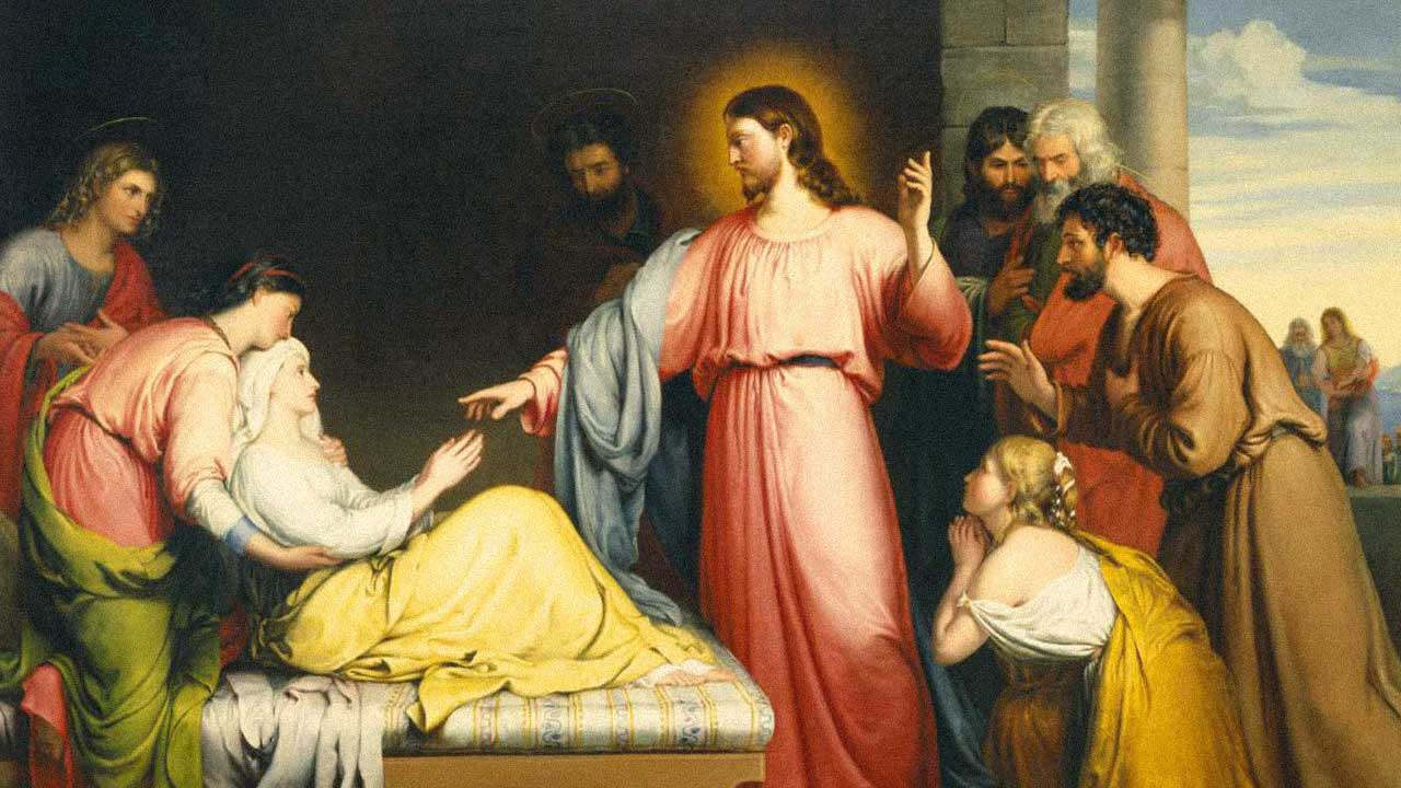 Jesus toca em nossa carne