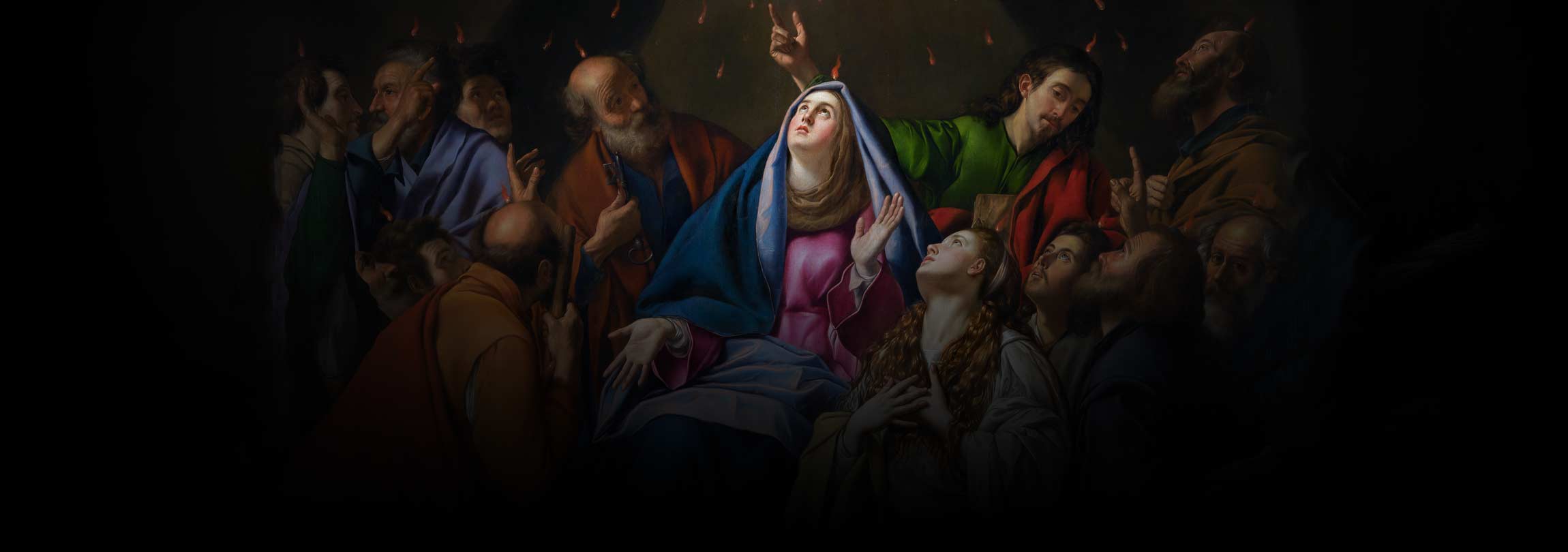 Por que o Espírito Santo aparece em línguas de fogo?