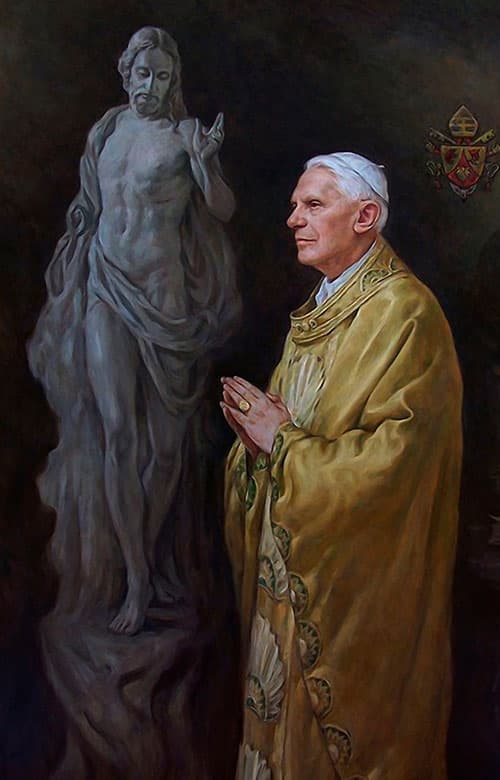 Lápis para Bento XVI