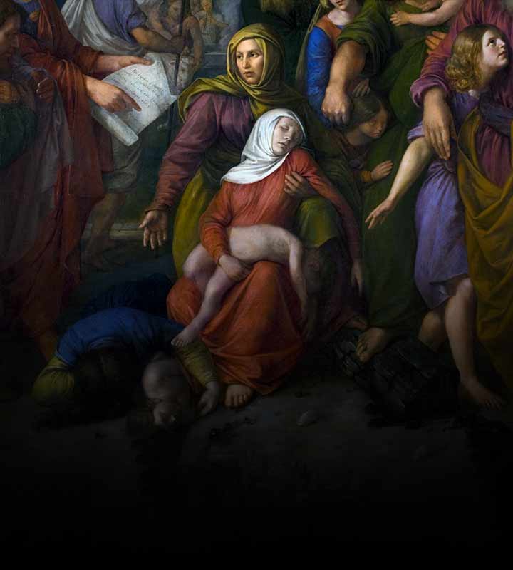 Os mártires macabeus e um rei contrariado