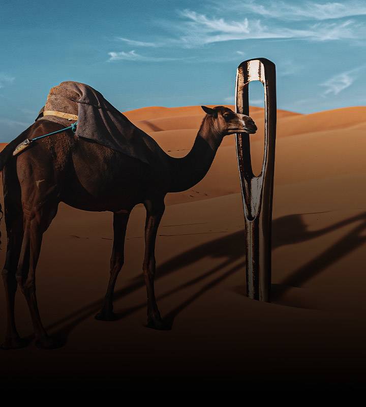 O rico que passou pelo buraco da agulha